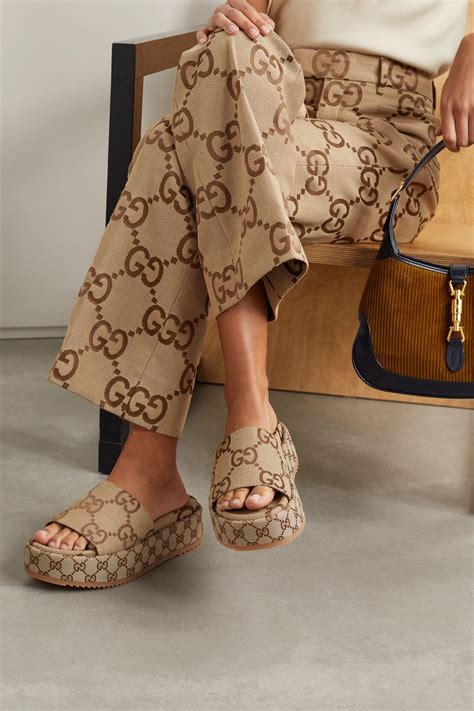 gucci platform.slide